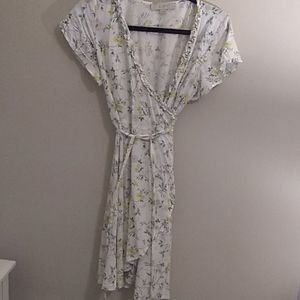 Floral wrap dress